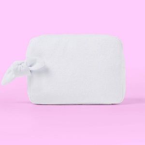 Stoney Clover Lane x Target Large White Terry Cloth Pouch